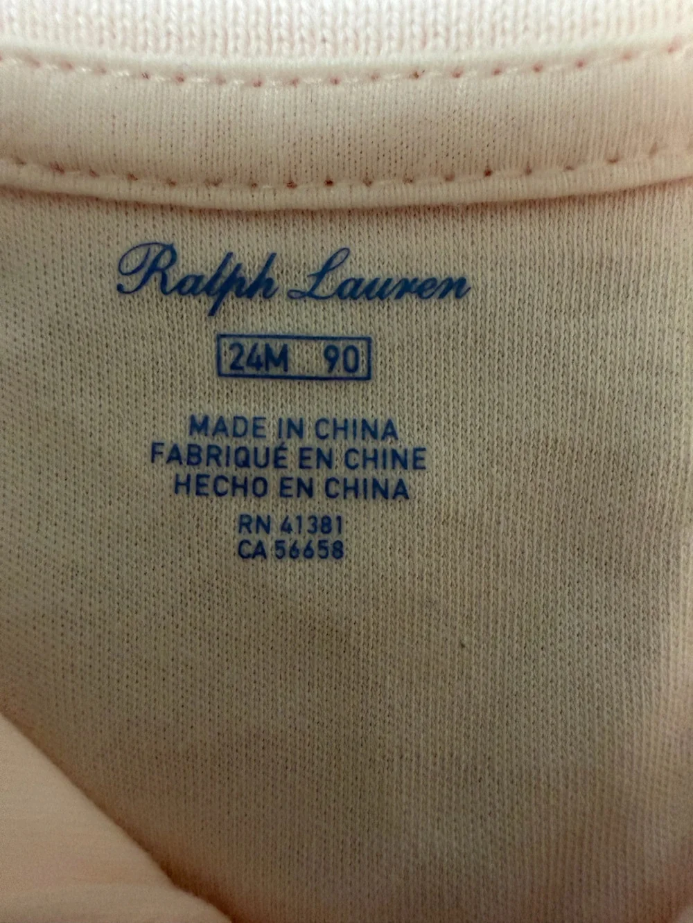 Ralph Lauren Light Pink Polo Dress with Embroidered Bear